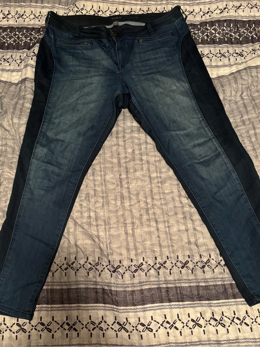 New York Company SoHo Dark Blue Women's Jeggings size 14